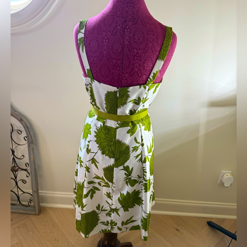 Green Floral Women's Dress